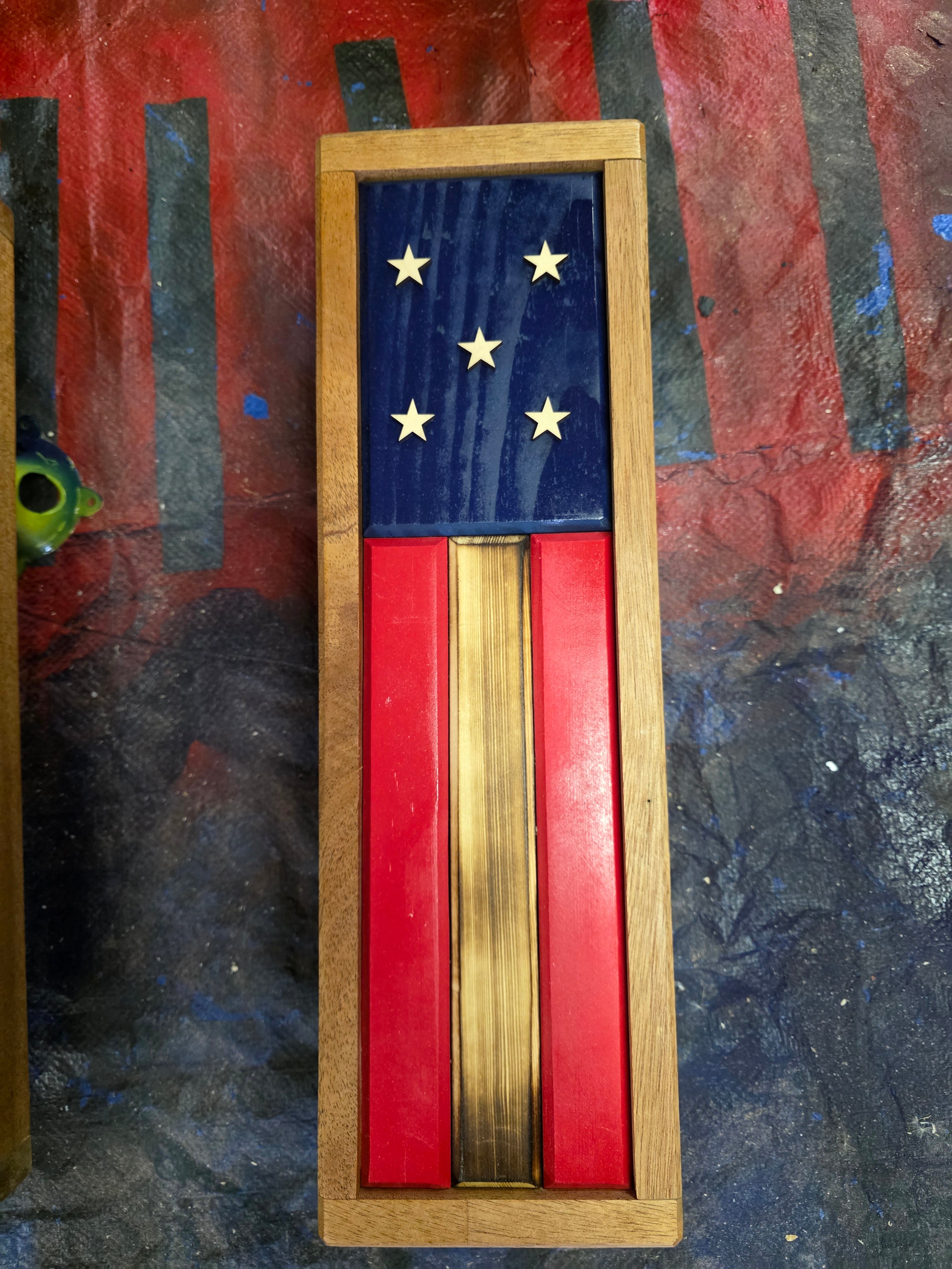 USA 250th Anniversary Wooden Bottle Opener